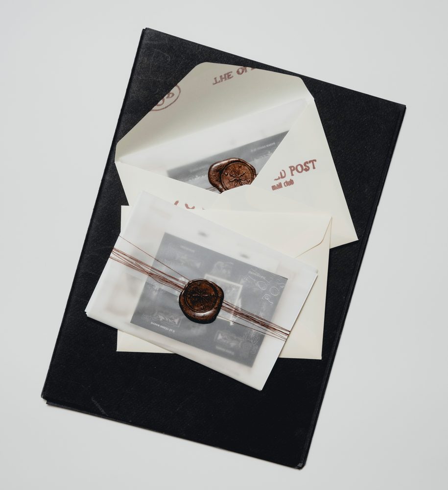 The Gilded Archive, wrapped and sealed